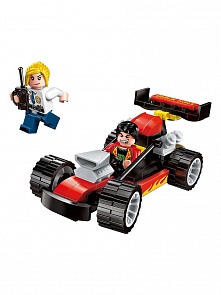 Конструктор - Гоночная машина с фигурками, 95 деталей (Enlighten Brick, BRICK1904 (70))